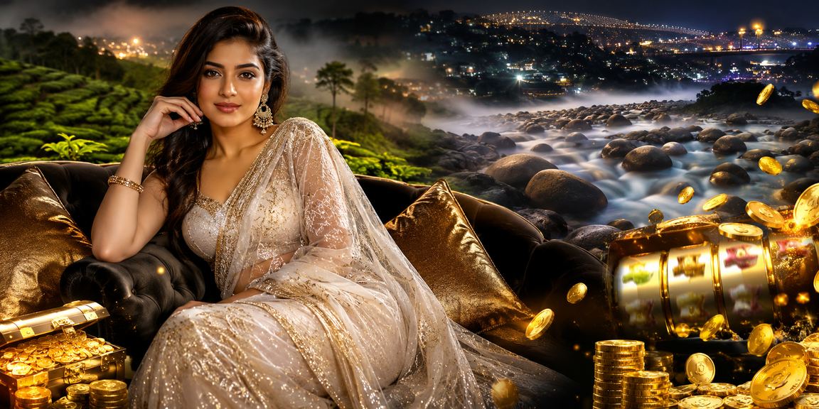 সিলেটে শাড়ি পরা খেলোয়াড় স্লট গেম উপভোগ করছেন